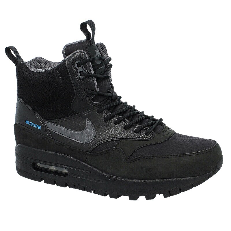 Damen Sneaker NIKE WMNS AIR MAX 1 MID SNKRBT  685267001 Schwarz