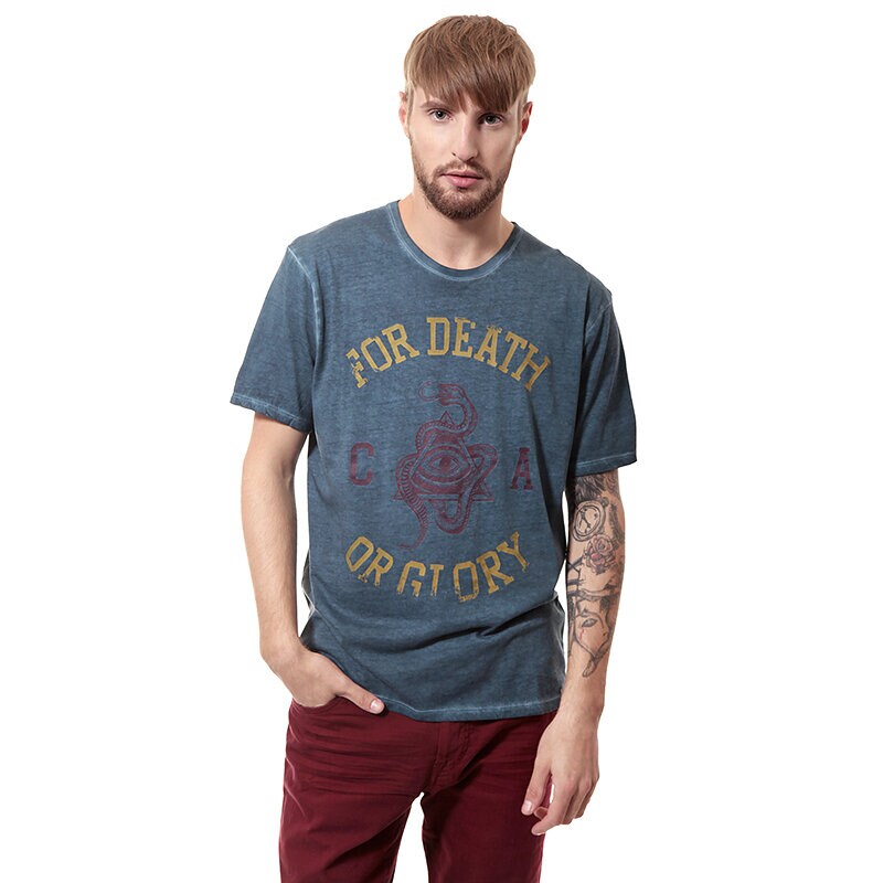 Herren T-Shirt O'NEILL T-SHIRT LM DEATH OR 4523355076 Blau