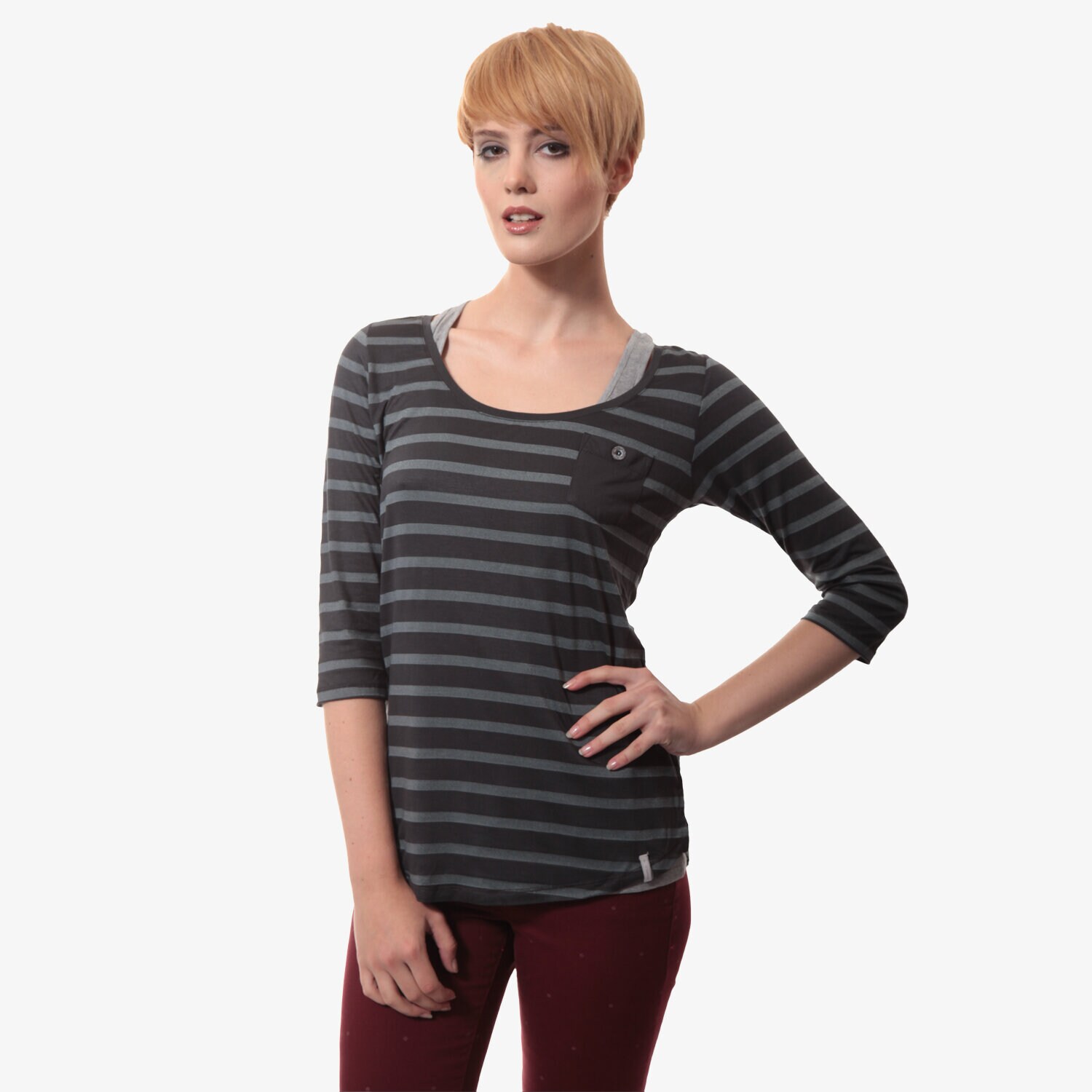 Damen T-Shirt O'NEILL T-SHIRT LW HORIZON 4571109900 Schwarz