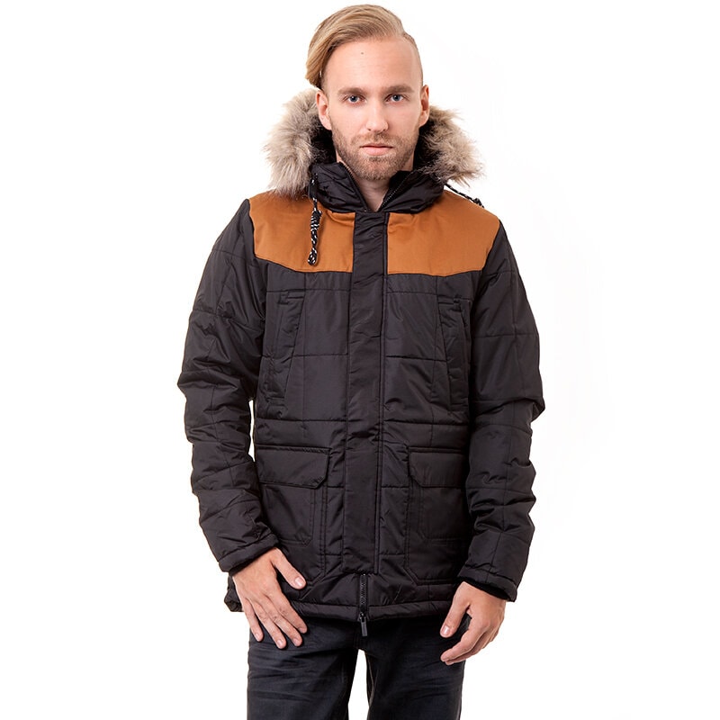 Herren Winterjacke CONFRONT JACKE BUFFALO CF34KUM03001 Schwarz