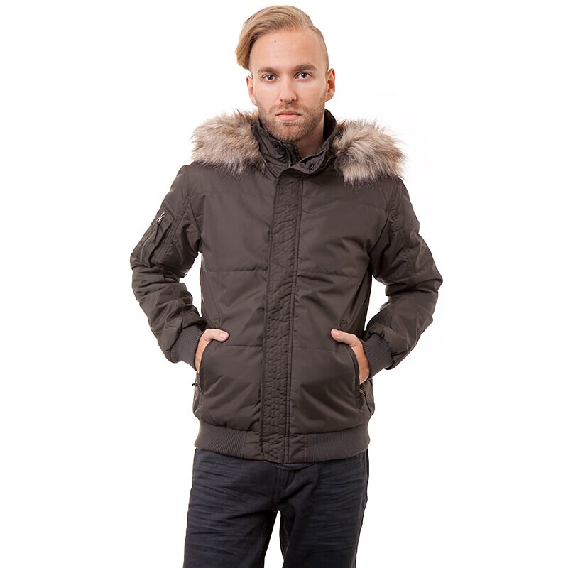 Herren Winterjacke CONFRONT JACKE CAPE CF34KUM05001 Braun
