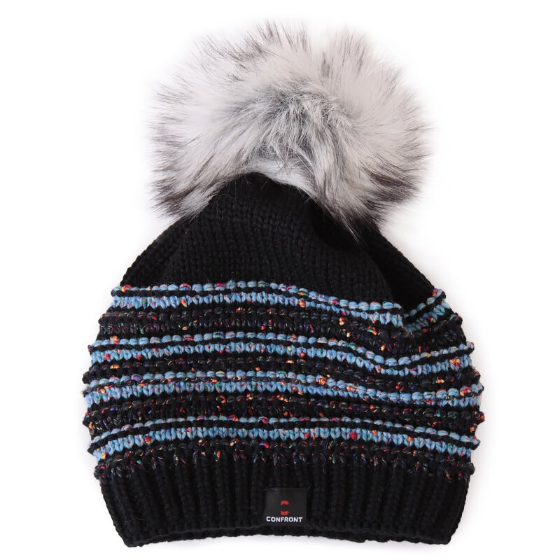 Kinder Mütze CONFRONT MÜTZE WINTER INLAND BLACK 110 P04INLAND110UNI Schwarz