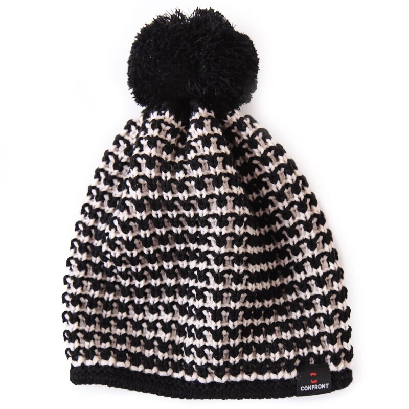 Kinder Mütze CONFRONT MÜTZE WINTER BOMBER BEIGE 104 P04BOMBER104UNI Schwarz