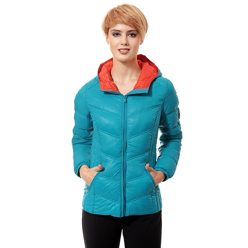 Damen Winterjacke CONFRONT JACKE FUSSIA CFV34KUD04001 Blau