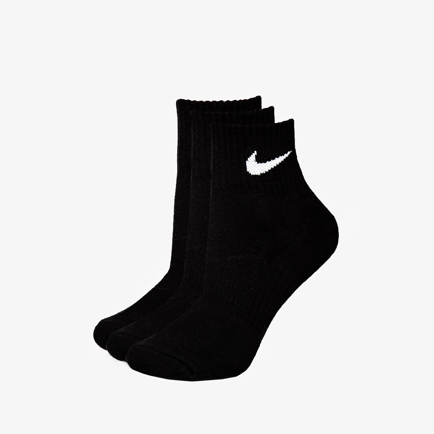 Damen Socken NIKE SOCKEN 3PPK QUARTER BLACK