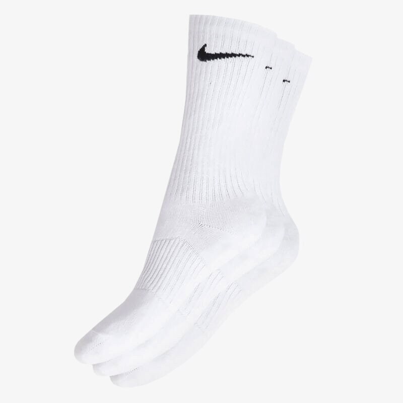Damen Socken NIKE SOCKEN 3PPK CREW WHITE SX4704-101 Weiß