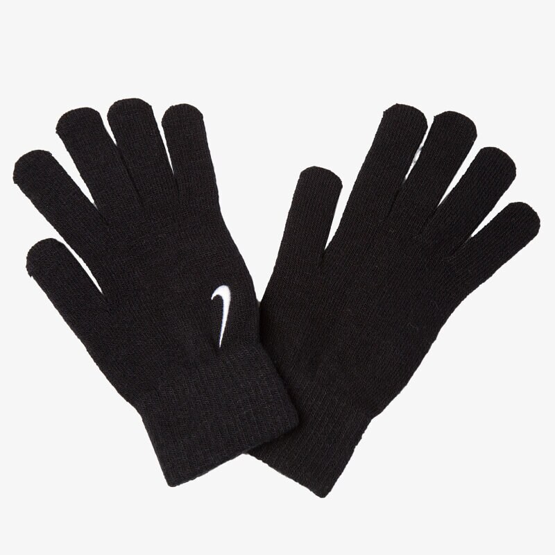 Kinder NIKE HANDSCHUHE SWOOSH KNIT GLOVES N.WG.A6.001A Schwarz