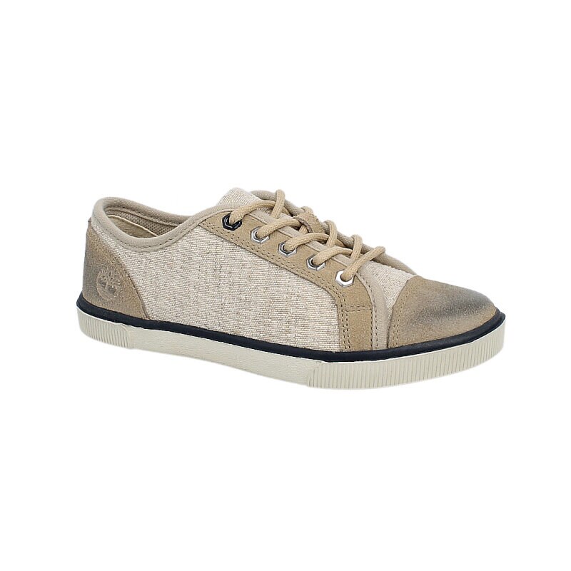 Kinder Casual Schuhe TIMBERLAND GLASTENBURY CANVAS/LEATHER OX 2471A Beige
