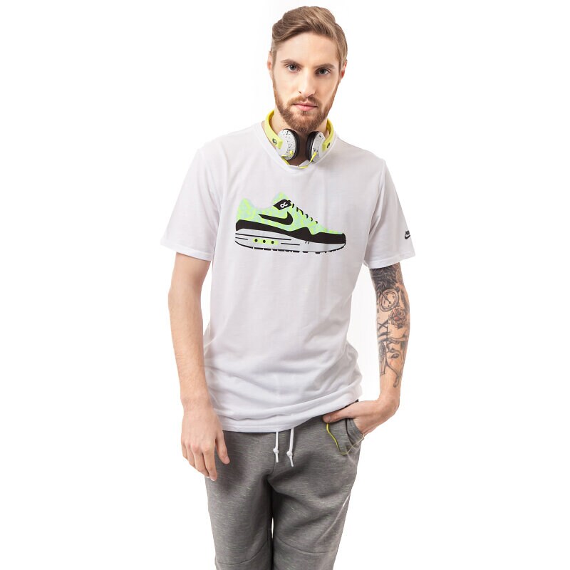 Herren T-Shirt NIKE T-SHIRT TEE-AIR MAX 644166100 Weiß