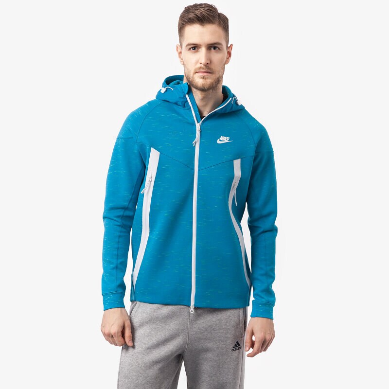 Herren NIKE SWEATSHIRT TECH FLEECE WRSUPER 642958452 Blau