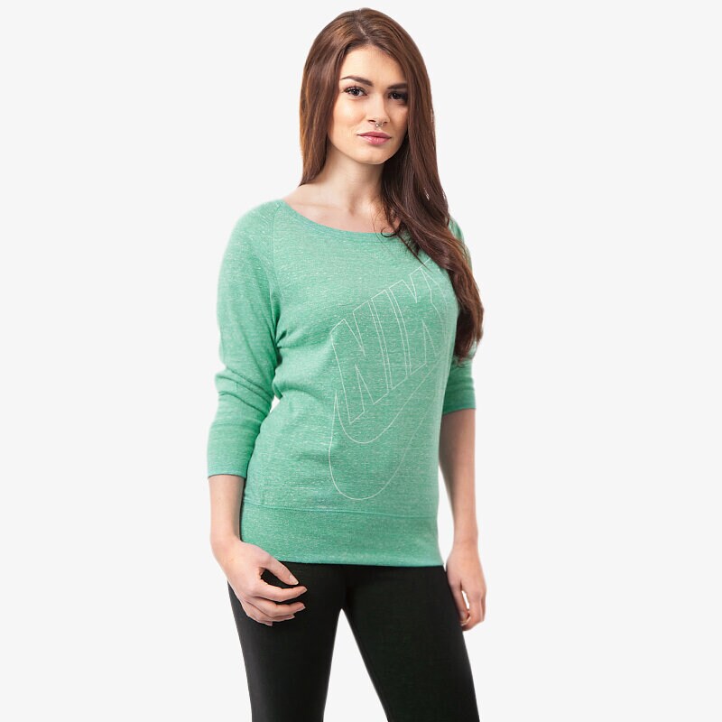 Damen NIKE SWEATSHIRT GYM VINTAGE CREW 644331305 Grün