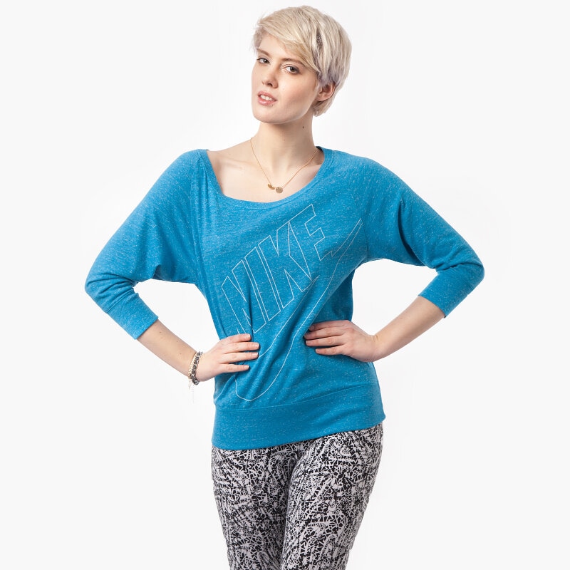 Damen NIKE SWEATSHIRT GYM VINTAGE CREW 644331413 Blau