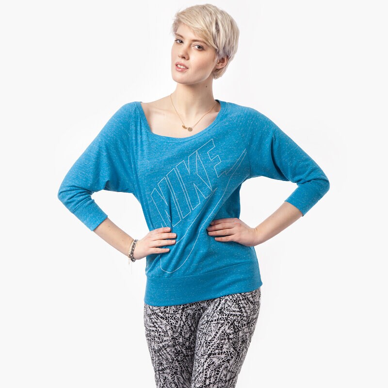 Damen NIKE SWEATSHIRT GYM VINTAGE CREW 644331413 Blau