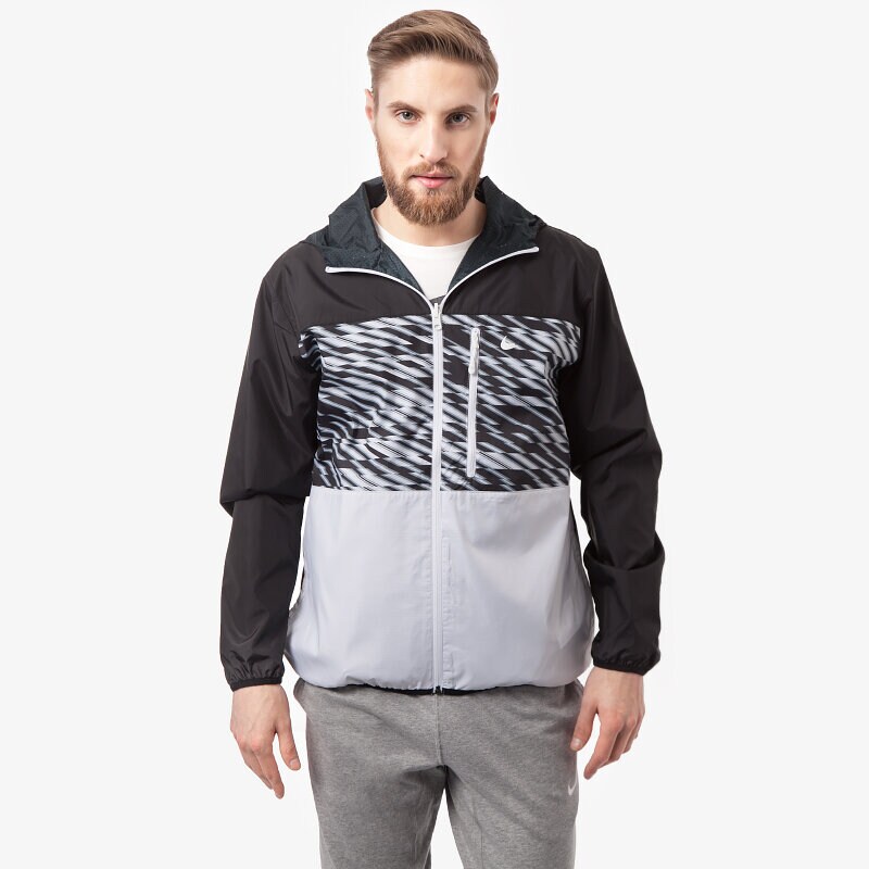 Herren Übergangsjacke NIKE JACKE WINGER JKT LOI REVERSIBLE 677301010 Schwarz