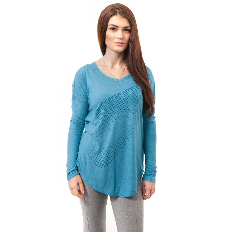 Damen NIKE SWEATSHIRT LS TEE TP 642753413 Blau