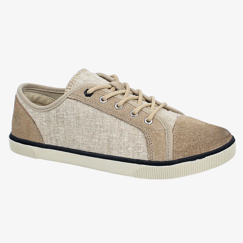 Kinder Sneaker TIMBERLAND GLASTENBURY CANVAS/LEATHER OX 2491A Beige