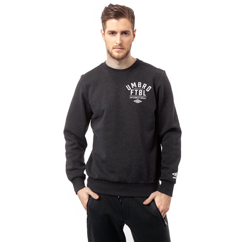 Herren UMBRO SWEATSHIRT GRAPHIC CREW SWEAT 62937U1AP Schwarz