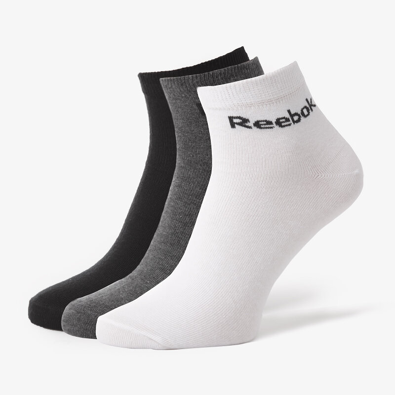 Herren Socken REEBOK SOCKEN SE M THIN SOCK 3P DARK GREY HEATHER S02331 Grau