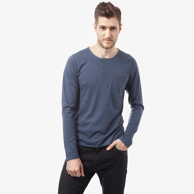 Herren T-Shirt O'NEILL T-SHIRT MARK L/SLV TAN 5021025085 Dunkelblau