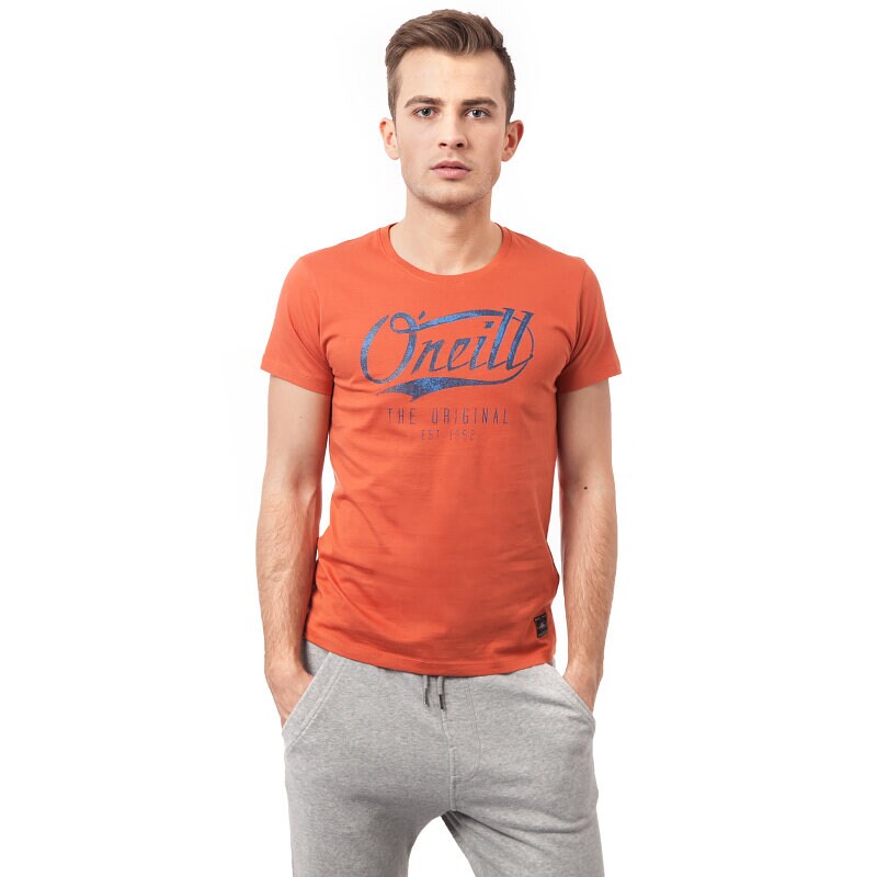 Herren T-Shirt O'NEILL T-SHIRT GRADUATE 5023902525 Orange