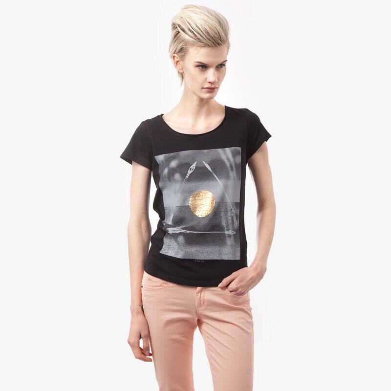 Damen T-Shirt O'NEILL T-SHIRT BREAKER 5073369010 Schwarz