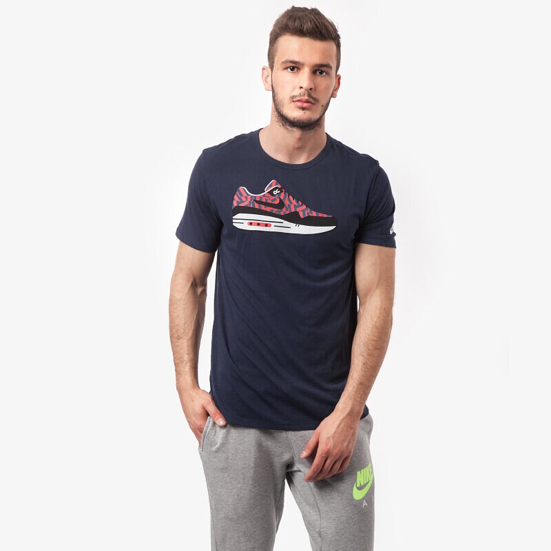 Herren T-Shirt NIKE T-SHIRT TEE-AIR MAX 644166451 Dunkelblau