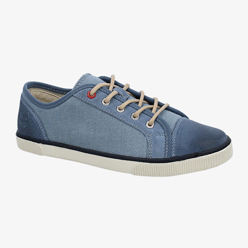 Kinder Casual Schuhe TIMBERLAND GLASTENBURY CANVAS/LEATHER OX 1296A Blau