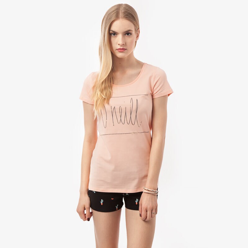 Damen T-Shirt O'NEILL T-SHIRT SCRIPT 5073424061 Rosa