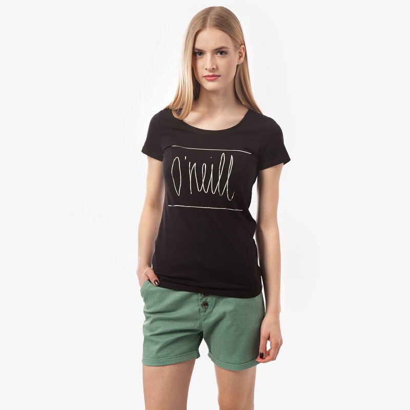 Damen T-Shirt O'NEILL T-SHIRT SCRIPT 5073429010 Schwarz