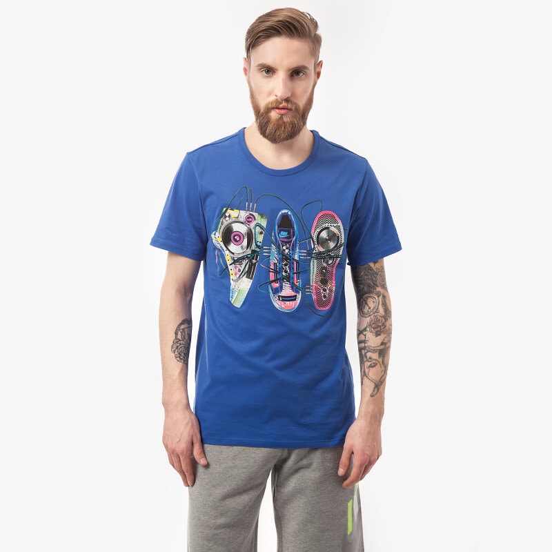 Herren T-Shirt NIKE T-SHIRT THE RHYTHM HIT'EM 799041493 Blau