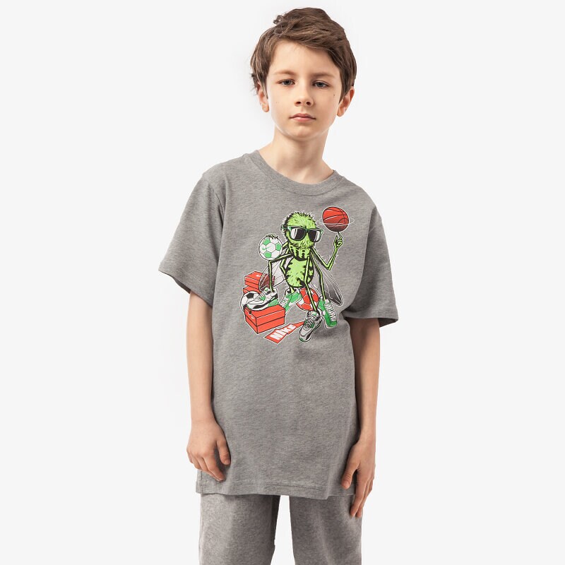 Kinder T-Shirt NIKE T-SHIRT PRE CHAR FOREVER 641825063 Grau
