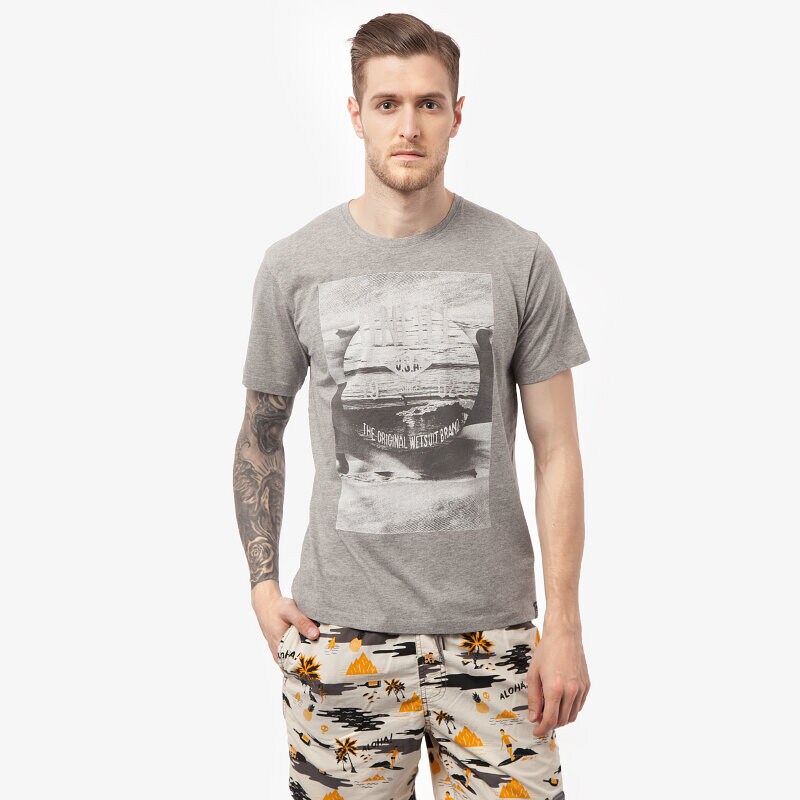 Herren T-Shirt O'NEILL T-SHIRT REVEL 5023808001 Grau
