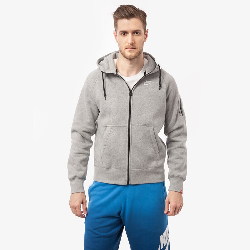 Herren NIKE SWEATSHIRT AW77 FZ HOODY 598759063 Grau