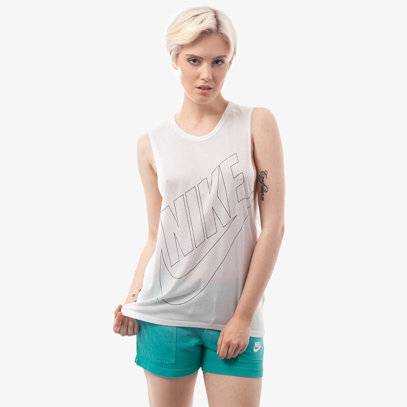 Damen T-Shirt NIKE TANK SIGNAL TANK-MUSCLE 644712100 Weiß