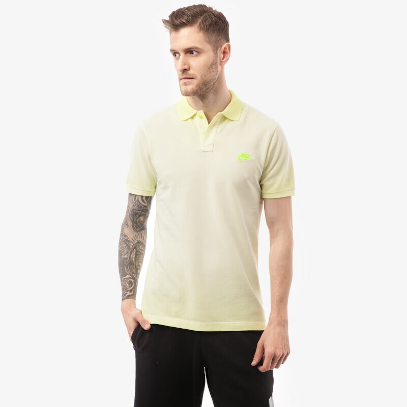 Herren Polo-Shirt NIKE POLO GS SLIM POLO-FADE 642954702 Gelb