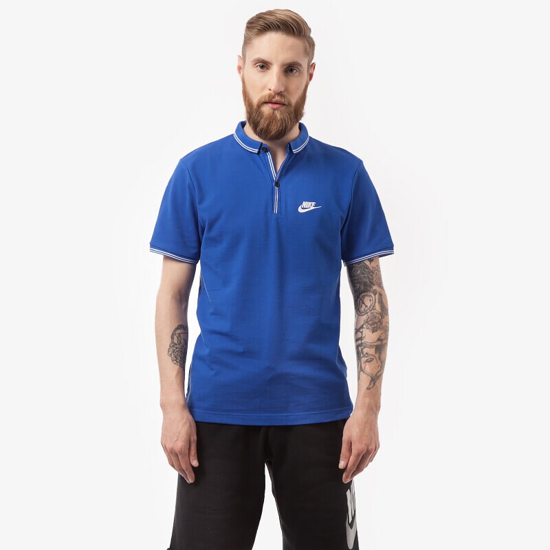 Herren Polo-Shirt NIKE POLO GS SLIM POLO-LEAGUE 652446480 Blau