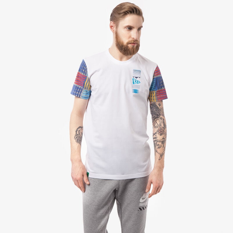 Herren T-Shirt NEW ERA T-SHIRT TRIBALISTIC 11084842 Weiß
