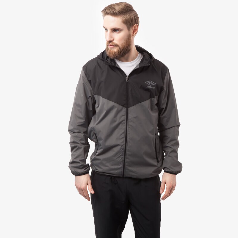 Herren Übergangsjacke UMBRO JACKE FOTOR UL15KUM15001 Grau