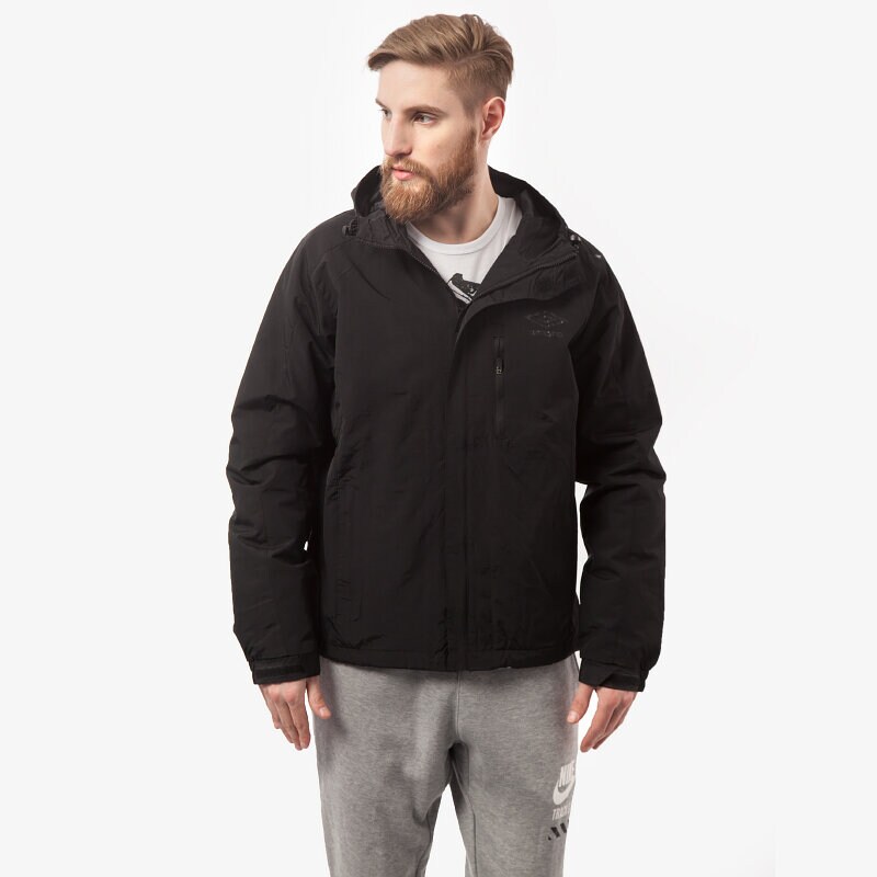 Herren Übergangsjacke UMBRO JACKE KLOK UL15KUM10801 Schwarz