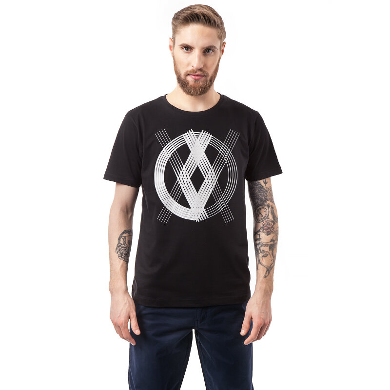 Herren T-Shirt CONFRONT T-SHIRT TITO CF15TSMPR001 Schwarz