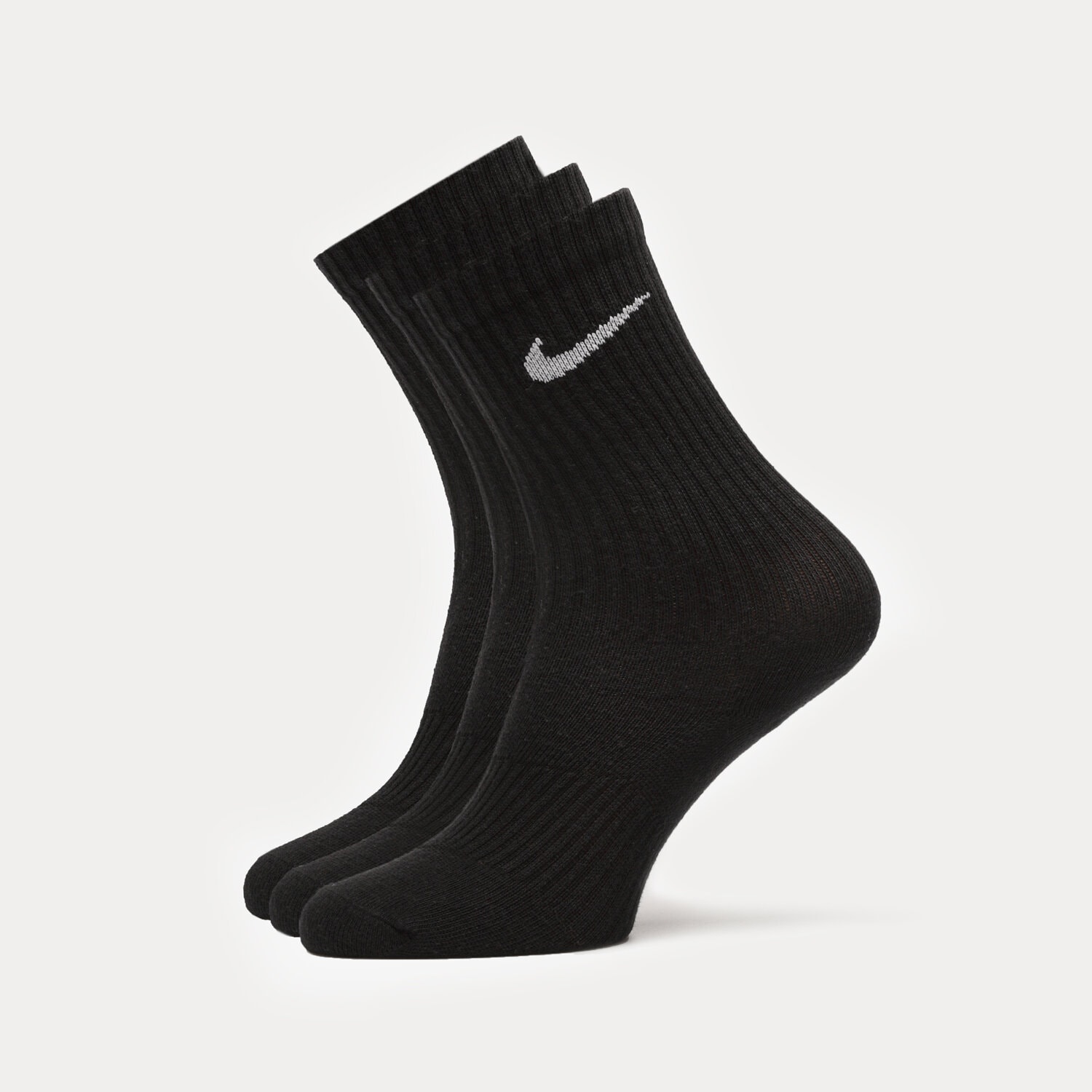 Damen Socken NIKE SOCKEN 3PPK CREW BLACK SX4704-001 Schwarz