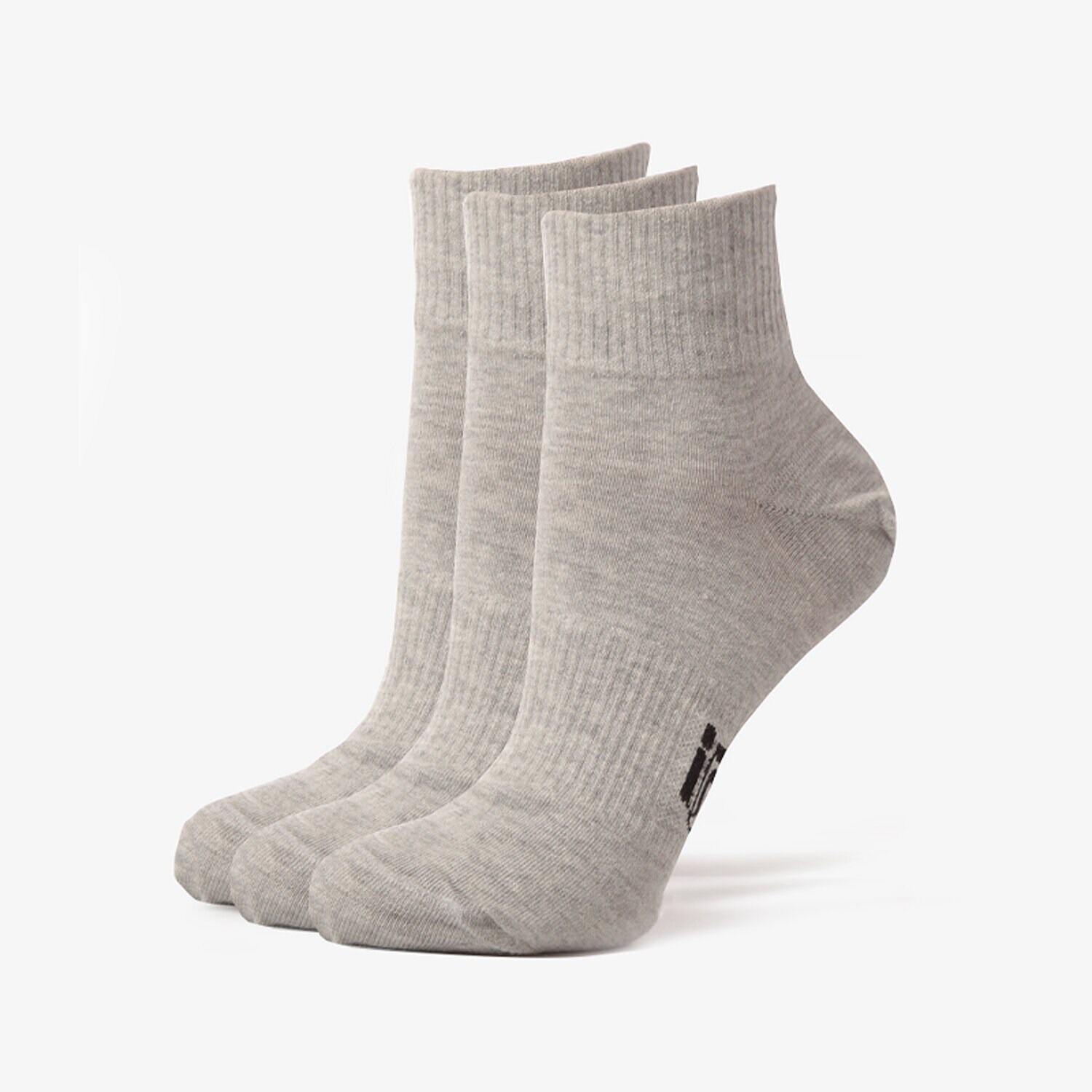 Damen Socken SIZEER SOCKEN KURZ 3PPK GREY SISK3601 Grau
