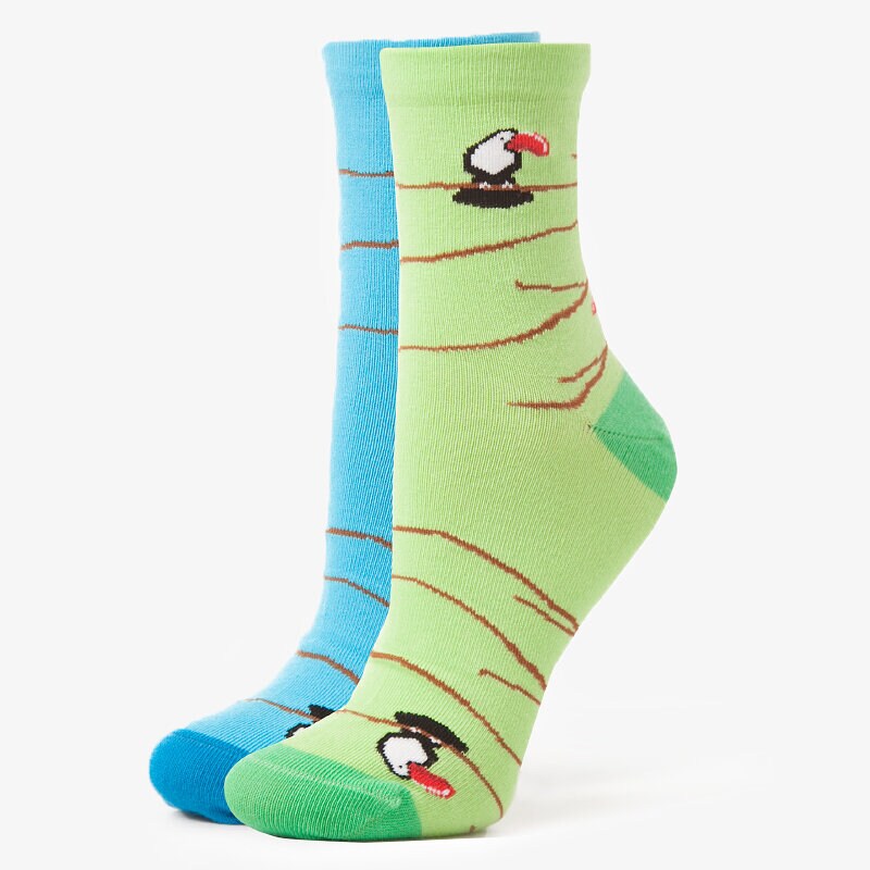 Damen Socken SIZEER SOCKEN MORE 2PPK QUARTER TUKAN SIZMO078UH13 Multicolor