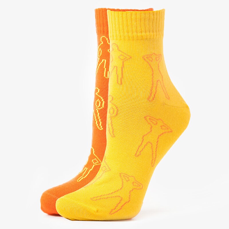 Damen Socken SIZEER SOCKEN MORE 2PPK QUARTER GIRL SIZMO069UH18 Multicolor