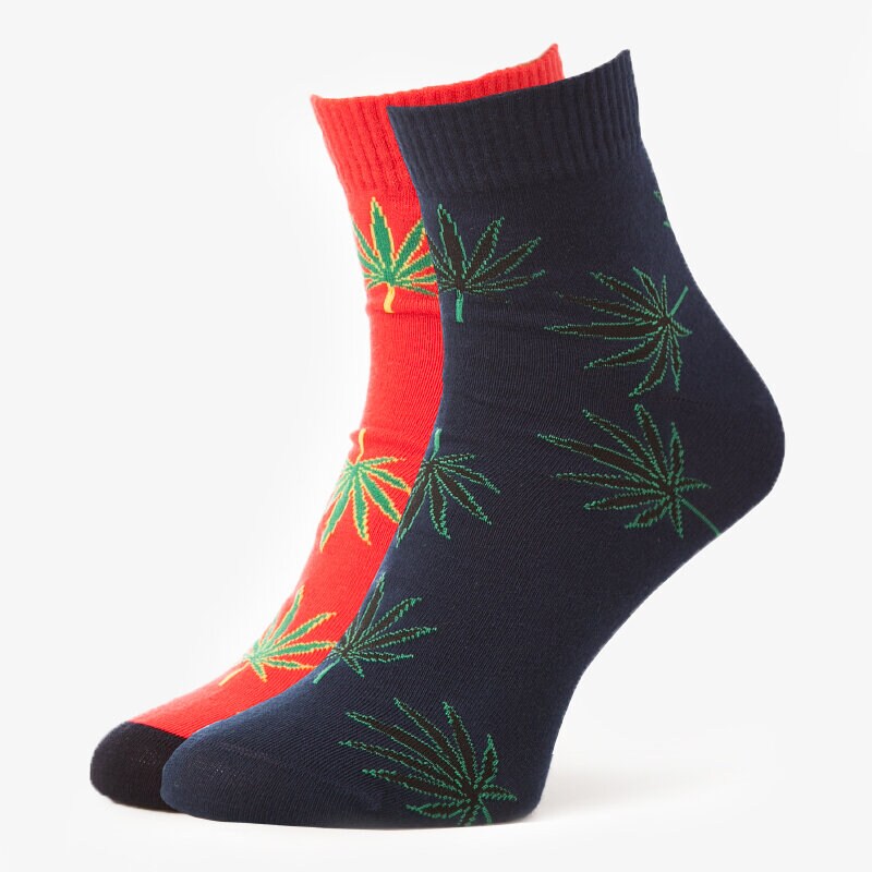 Herren Socken SIZEER SOCKEN MORE 2PPK QUARTER KONOPIE SIZMO080UJ12 Multicolor