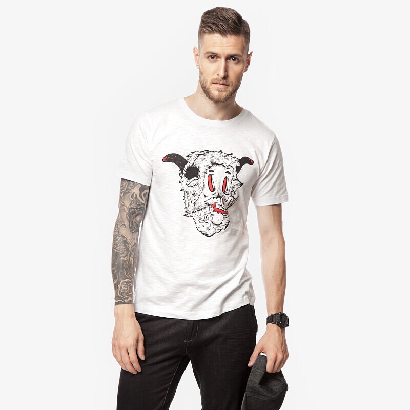 Herren T-Shirt CONFRONT T-SHIRT GUTO CF15TSMPR018 Weiß