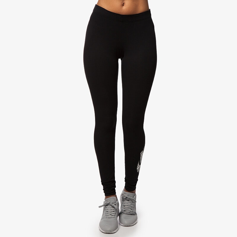 Damen Hosen NIKE HOSE LEG-A-SEE-LOGO 678657010 Schwarz