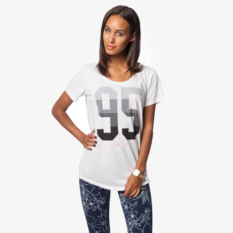 Damen T-Shirt NIKE T-SHIRT TEE-BF AIR MAX 95 685502100 Weiß