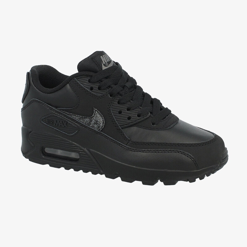 NIKE AIR MAX 90 LEATHER (GS)  724821001 Schwarz