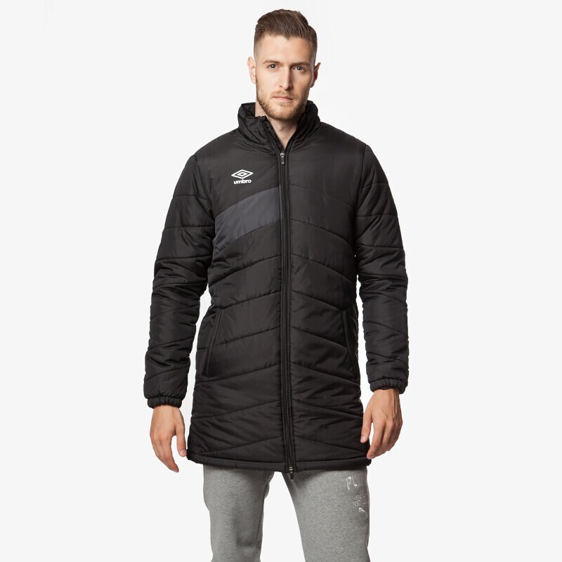 Herren Winterjacke UMBRO JACKE PADDED JACKET 62971UC44 Schwarz